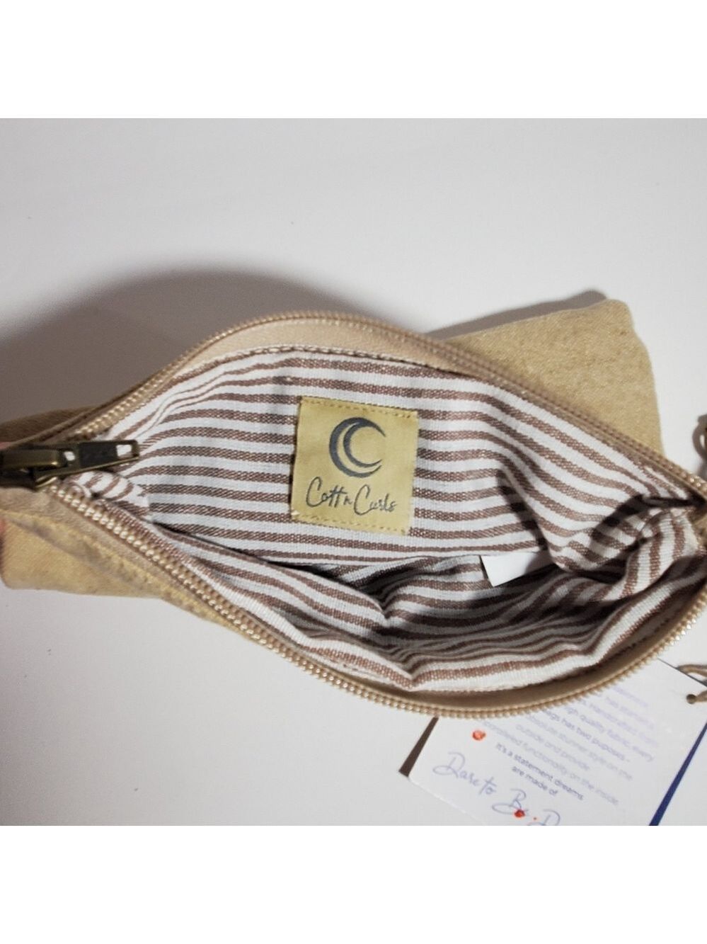 COTT N CURLS Octopus - Wristlet Wallet, Makeup Bag, Phone Purse with Leather NWT - Picture 7 of 9
